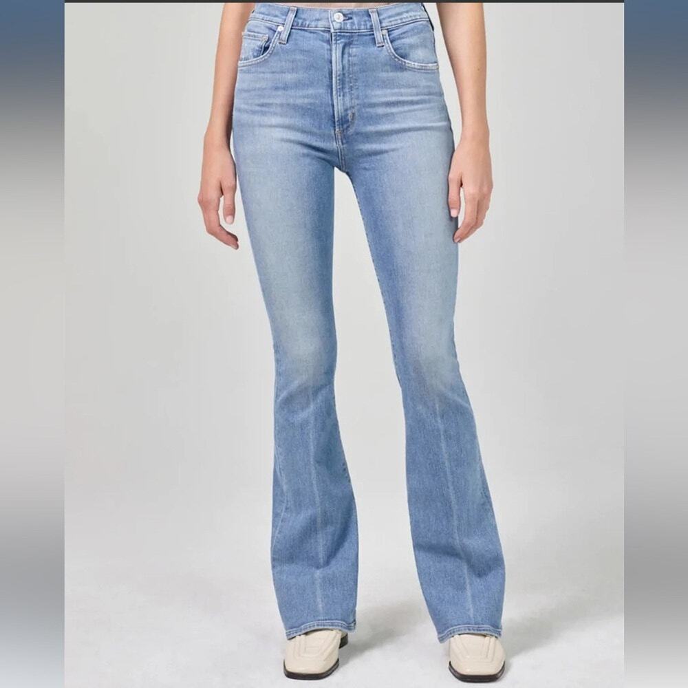 Citizens of Humanity Jeans Lilah Bootcut High Rise Opal Denim Boho Blue Size 32